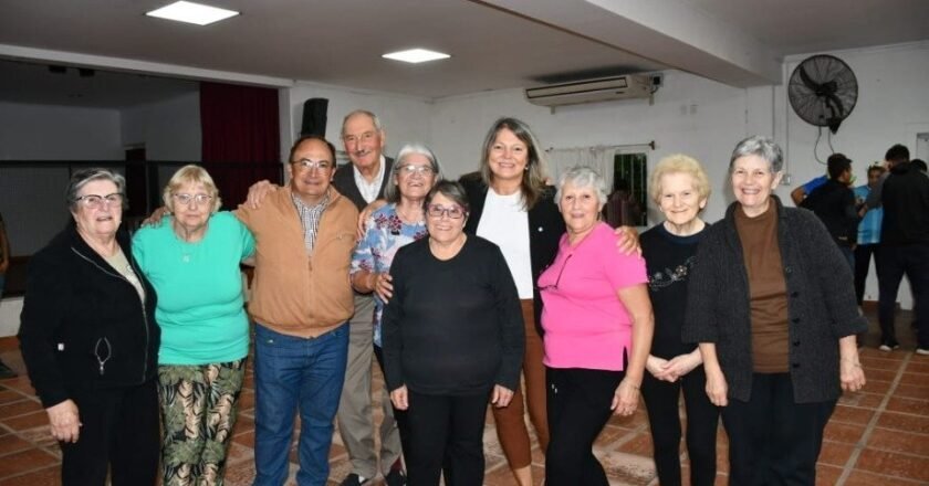 Acto de cierre de la Colonia de Adultos Mayores de Saladillo