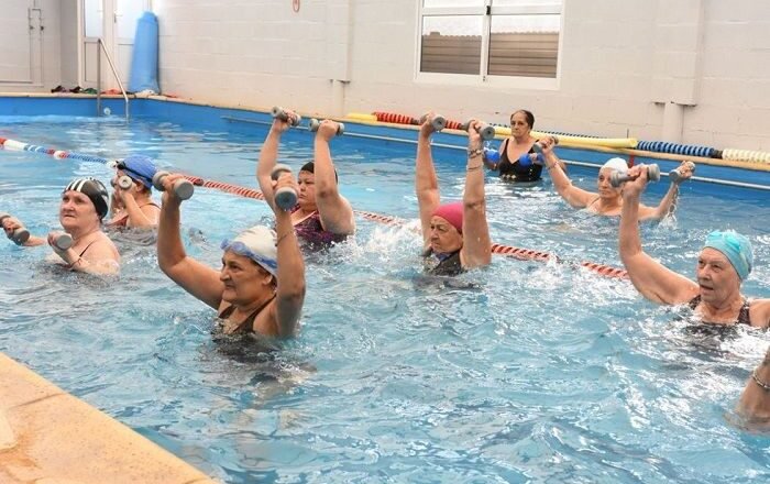Jubilados en la colonia de verano de la Universidad de La Matanza