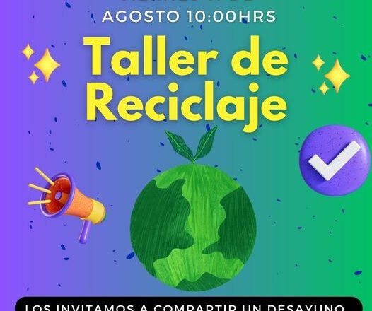 Taller de reciclado en el centro Las Flores