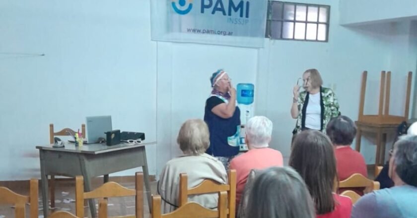 Cierre de los talleres de PAMI en el Centro de Jubilados “V.Durand” de Benito Juárez