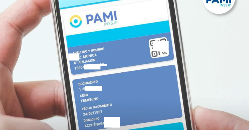 PAMI recomienda descargar la nueva credencial digital en lugar de la plástica, que sigue vigente