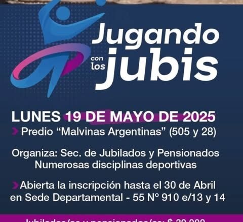 Jubilados de la Asociación Judicial Bonaerense tendrán sus Primeros Juegos Deportivos y Culturales