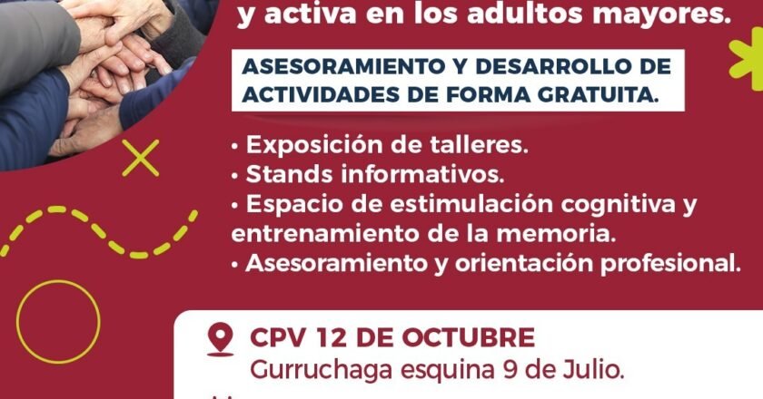 Jujuy: Con el programa “La Muni, Tu Lugar”  promueven actividades para una vida saludable para los adultos mayores