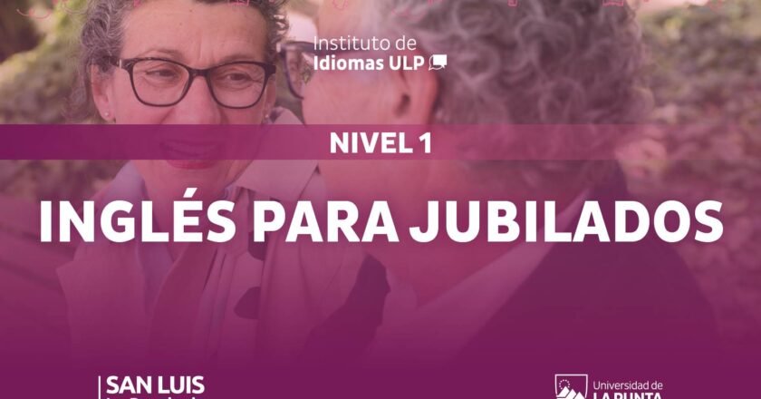 San Luis: El taller de inglés para adultos mayores llega a La Punta y Villa Mercedes