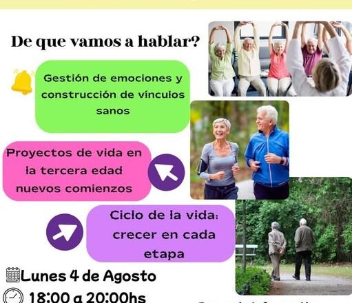 Neuquén: el 4 de agosto se realizará un taller para adultos mayores, en el Auditorio de la biblioteca Juan Benigar