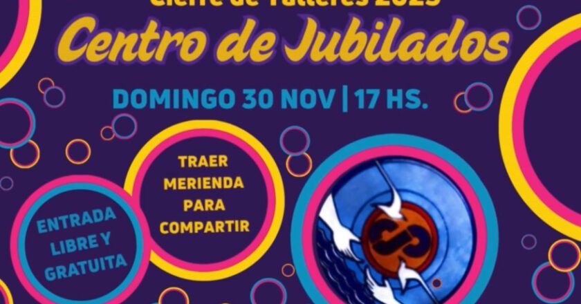 El Centro de Jubilados de San Clemente del Tuyú celebra el cierre de sus talleres
