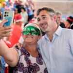 El intendente de Pilar, compartió con adultos mayores el cierre de año del Club Municipal de Presidente Derqui