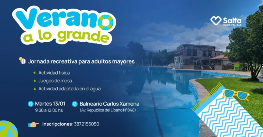 Se viene “Verano a lo Grande 2026” para los adultos mayores