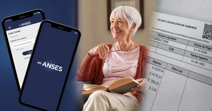 Los jubilados pueden consultar el recibo de sueldo digital en Mi ANSES