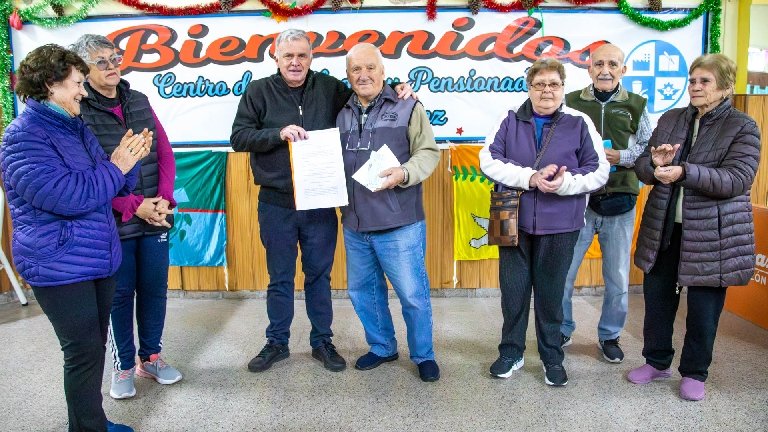 Eximición de tasas y apoyo institucional a Centros de Jubilados en Berazategui