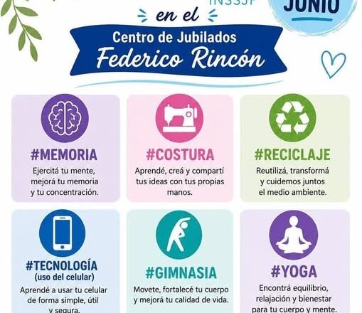Inicia cursos el Centro de Jubilados “Federico Rincón” de Embalse