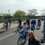 Formosa: adultos mayores realizaron un paseo en bicicletas por la costanera