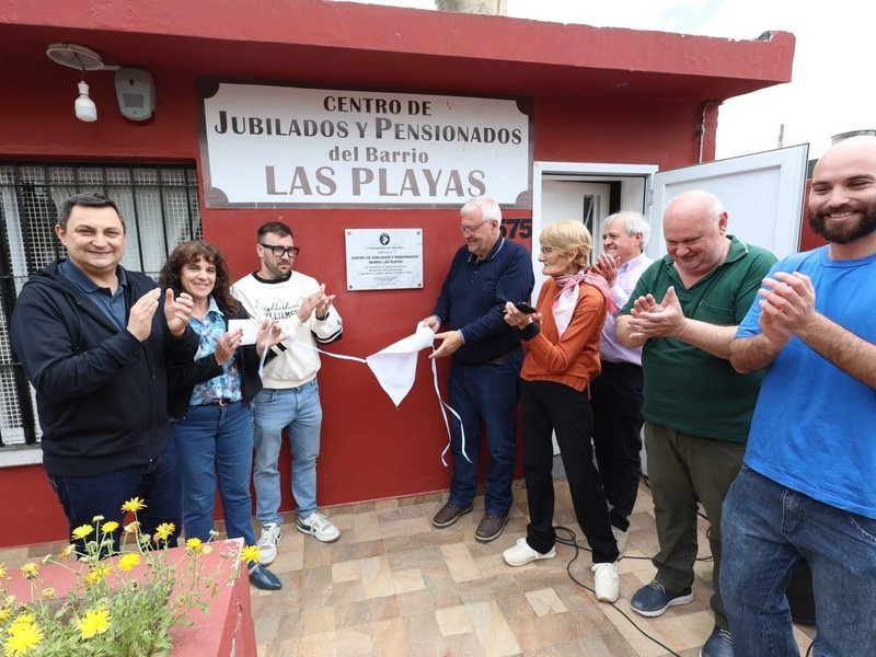 El Centro de Jubilados y Pensionados de barrio Las Playas, de Villa María, celebró su 34° aniversario